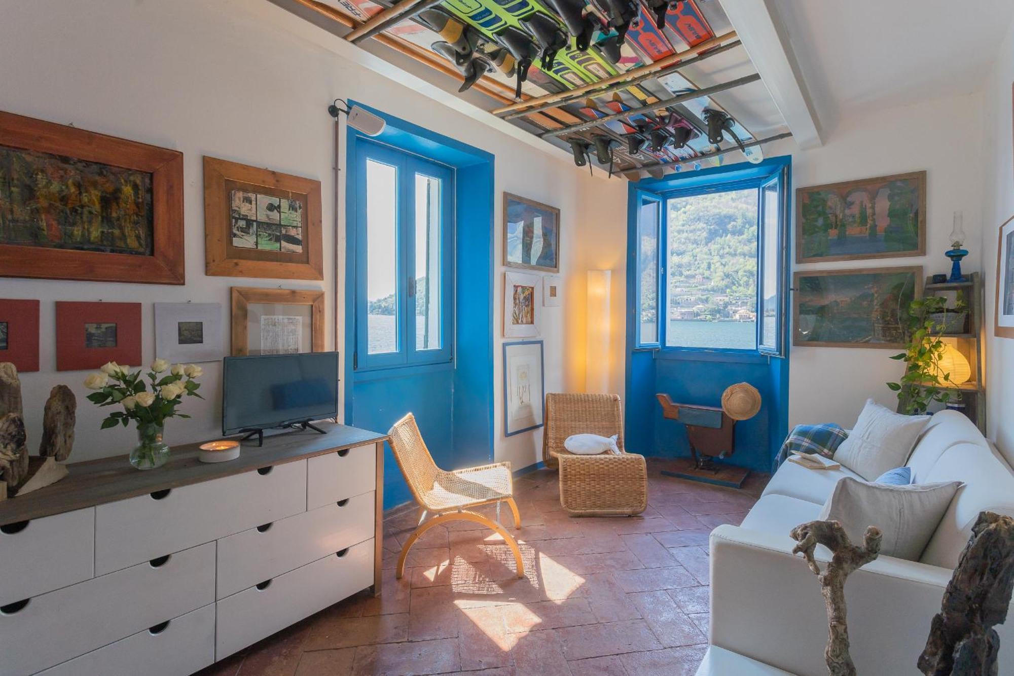 Deriva Apartment On Careno'S Beach By Rent All Como Nesso Exteriör bild